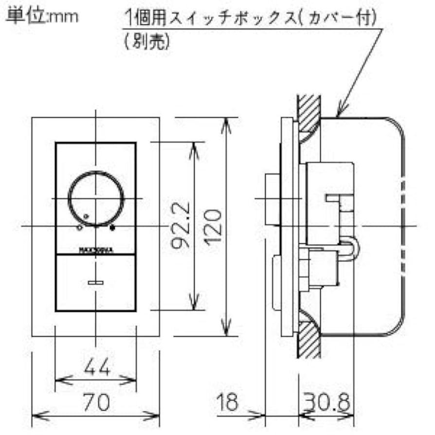 Amazon.co.jp: DAIKO LED専用調光器 300VA用 壁面取付専用 埋込